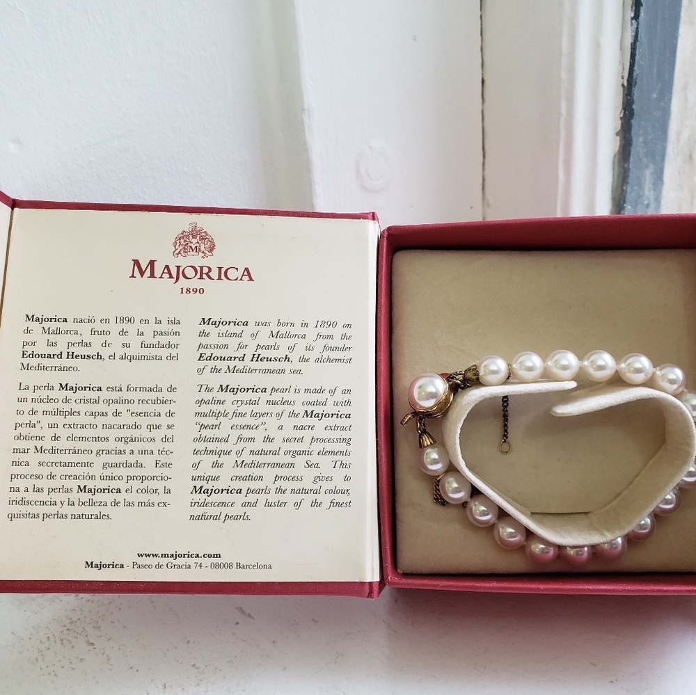 Majorica pearl bracelet
